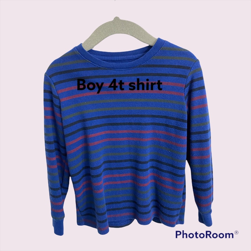 Boys 4t warm waffle shirt